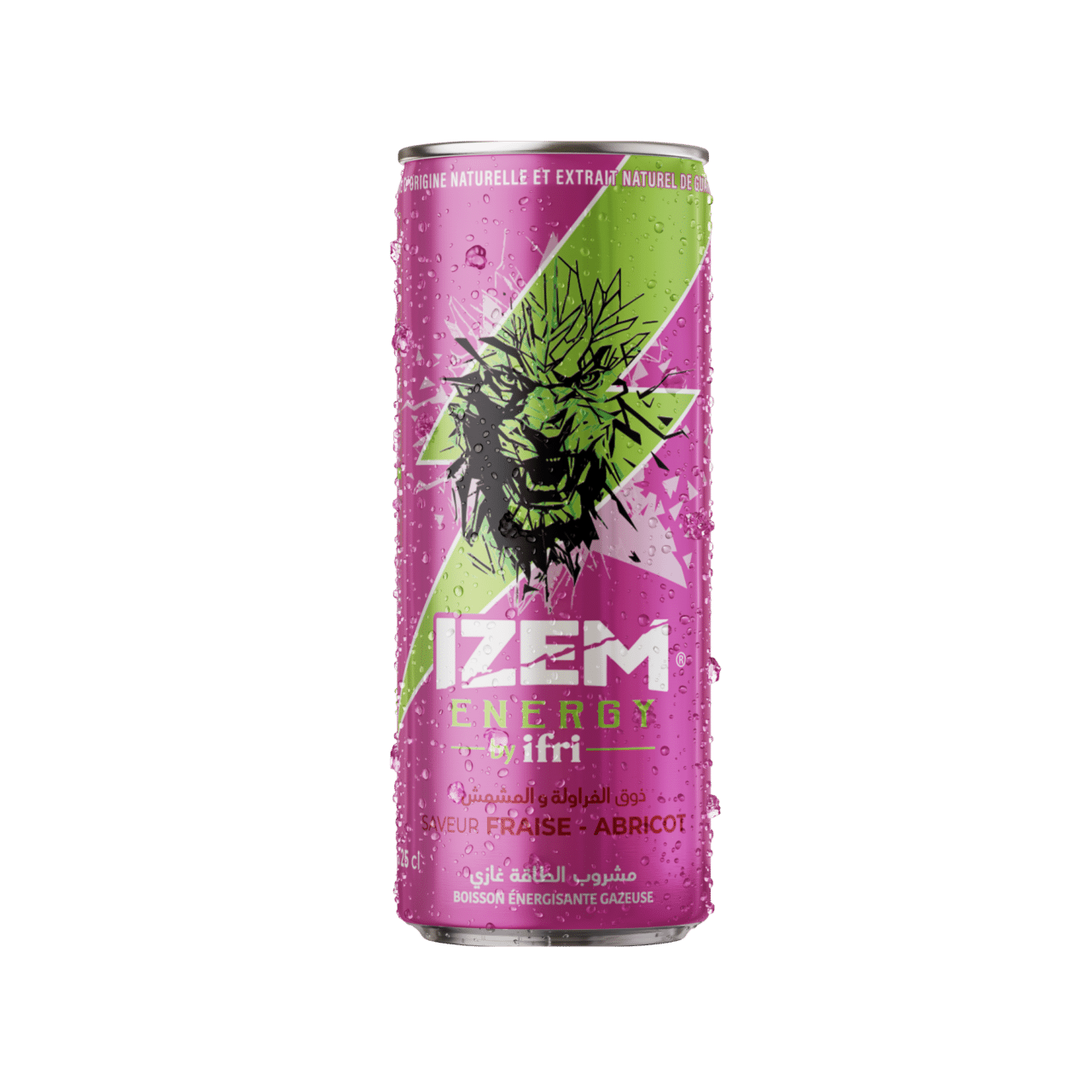 IZEM Energy Fraise Abricot 25 cl